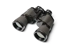Black Binoculars Prints: Binoculars
