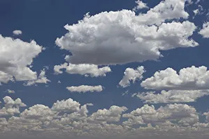 Blue sky with white clouds, Caleta Olivia, Santa Cruz province, Argentina, South America Blue sky with white clouds, Caleta Olivia, Santa Cruz province, Argentina, South America
