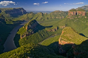Blyde River Canyon from above, Mpumalanga, South Africa, Africa Blyde River Canyon from above, Mpumalanga, South Africa, Africa