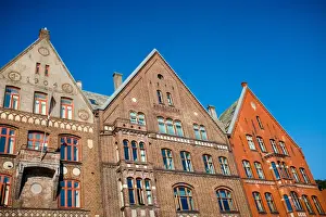 Bergen Cityscape Photography Prints: Bratten building