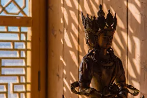 Bronze Bodhisattva statue in Songzanlin Monastery Bronze Bodhisattva statue in Songzanlin Monastery