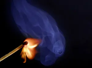 Burning Match Prints: Burning match