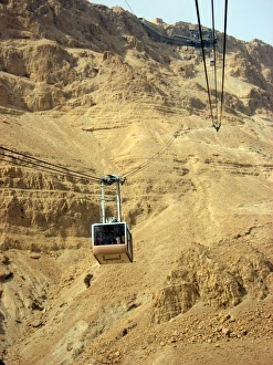 Cable car to Masada, Israel