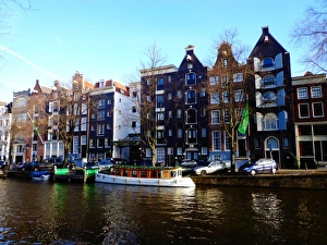 Canal houses on the Prinsengracht, Amsterdam Canal houses on the Prinsengracht, Amsterdam