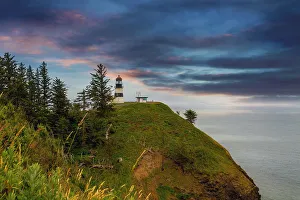 Cape Disappointment Lighthouse after Sunset Cape Disappointment Lighthouse after Sunset