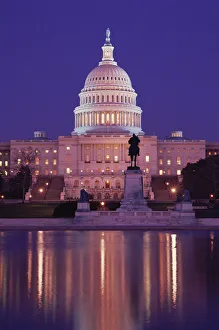 Capitol Hill at night Capitol Hill at night