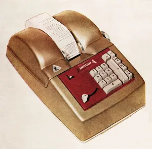 Adding Machine Print, Captivating Art Illustration