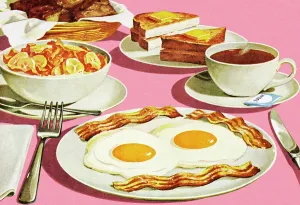 Full Breakfast Print - Captivating Art Illustrations