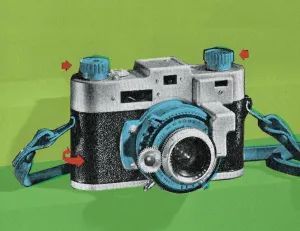 Colored Background Photography Prints: Camera
