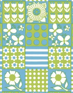 Floral Pattern Illustration Prints: Floral Pattern