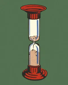 Single Object Fine Art Prints: Hourglass Timer