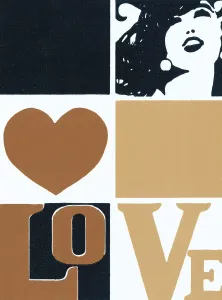 Valentine's Day Art Prints: Love pattern