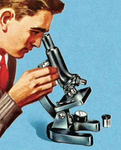 Colorful Backgrounds Prints: Microscope