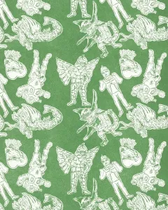 Fantasy Creature Illustrations Prints: Monster pattern