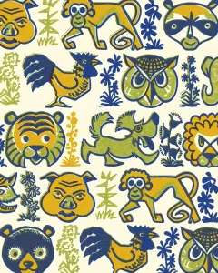 Fine Art Storehouse Print: Pattern of Animals Illustrations