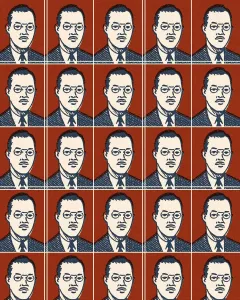Fine Art Storehouse Print: Portrait of a Man Pattern