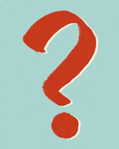 Question Mark Symbolism Prints: Question Mark
