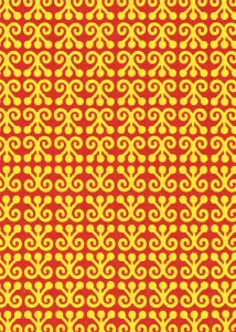 Captivating Red and Orange Art Print