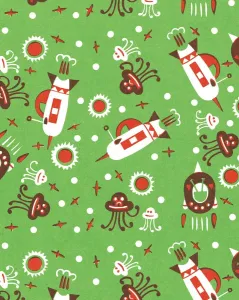 Pop Art Illustrations Prints: Rocket pattern
