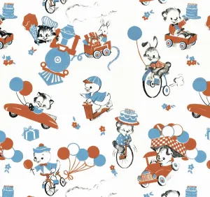 Fine Art Animal Illustrations Prints: Transportation pattern
