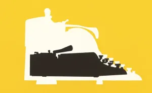 Vintage Office Decor Prints: Typewriter
