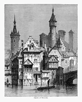 Castle of Munot in Schaffhausen, Switzerland Circa 1887 Castle of Munot in Schaffhausen, Switzerland Circa 1887