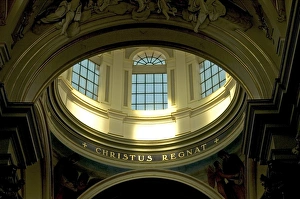 Cathedrale San Giovanni Battista St. John the Baptist dome Ragusa Italy Cathedrale San Giovanni Battista St. John the Baptist dome Ragusa Italy