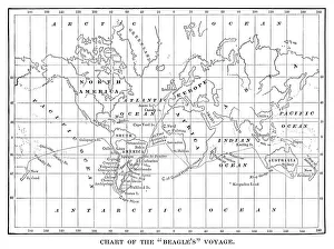 Maps/antique maps/chart beagles voyage charles darwin travel map Maps/antique maps/chart beagles voyage charles darwin travel map