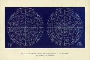 Digital vision vectors/chart heavens showing constellations northern Digital vision vectors/chart heavens showing constellations northern