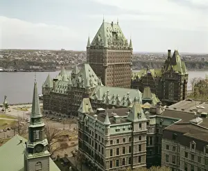 Canadian Pacific Railway History Prints: Chateau Frontenac
