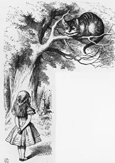 Magical world illustration/famous illustration artists lewis carroll 1832 1898 illustrated art prints/cheshire cat Magical world illustration/famous illustration artists lewis carroll 1832 1898 illustrated art prints/cheshire cat