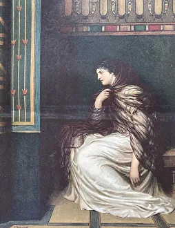 Cleopatra in the temple Cleopatra in the temple
