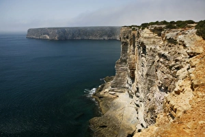 Cliffs, Atlantic coast, near Sagres, Portugal Cliffs, Atlantic coast, near Sagres, Portugal