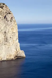Blue Horizon Over Water Images Prints: Cliffs at Cap de Formentor