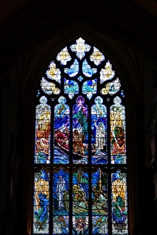 Close Up Stained Glass Window, Saint Giles Cathedral, United Kingdom Close Up Stained Glass Window, Saint Giles Cathedral, United Kingdom
