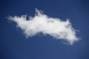 Horizontal Landscape Images Prints: A cloud in the sky