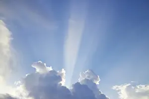 Light Beam Photography Prints: Cloudy mood