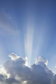Backlit Cloud Formations Prints: Cloudy mood