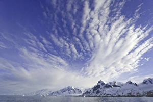 Coastal mountains and glaciers near Trollhul Coastal mountains and glaciers near Trollhul
