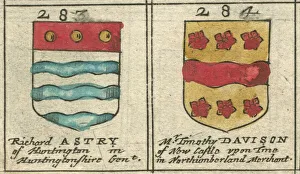 Coat of arms 17th century Astry and Davison Coat of arms 17th century Astry and Davison