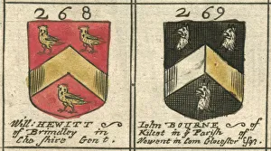 Coat of arms 17th century Hewitt and Bourne Coat of arms 17th century Hewitt and Bourne