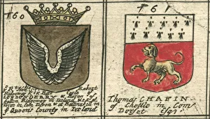 Coat of arms 17th century Ridgeway and Chaffin Coat of arms 17th century Ridgeway and Chaffin