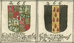 Coat of arms 17th century Robinson and Player Coat of arms 17th century Robinson and Player