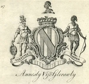 Coat of arms Annesly Viscount Glerawly 18th century Coat of arms Annesly Viscount Glerawly 18th century