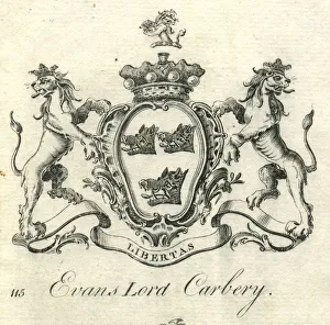 Coat of arms Evans Lord Carbery 18th century Coat of arms Evans Lord Carbery 18th century