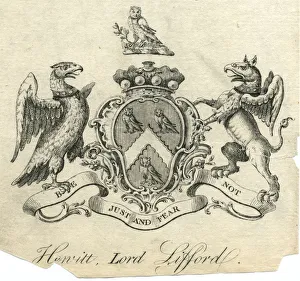 Coat of arms Hewitt Lord Lifford 18th century Coat of arms Hewitt Lord Lifford 18th century