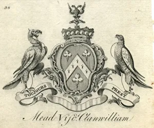 Coat of arms Mead Viscount Clanwilliam 18th century Coat of arms Mead Viscount Clanwilliam 18th century