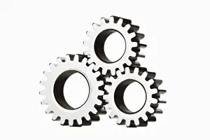 Mechanical Engineering Prints: Three cog wheels