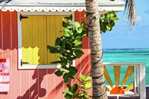 Colorful buildings on the Turks and Caicos islands Colorful buildings on the Turks and Caicos islands