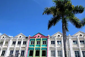 Colorful houses in Mahkota district of Melaka Colorful houses in Mahkota district of Melaka